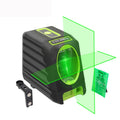 BOX-1G 1V1H 40mW y 10mW Nivel láser de haz verde de 2 líneas que cubre paredes y pisos