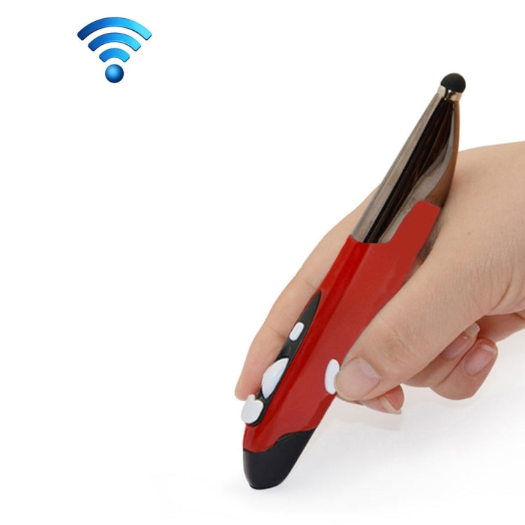 Ratón inteligente inalámbrico de mano, innovador estilo bolígrafo, 2,4 GHz, para PC y portátil, Red, Blue, Grey