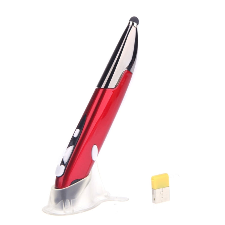 Ratón inteligente inalámbrico de mano, innovador estilo bolígrafo, 2,4 GHz, para PC y portátil, Red, Blue, Grey