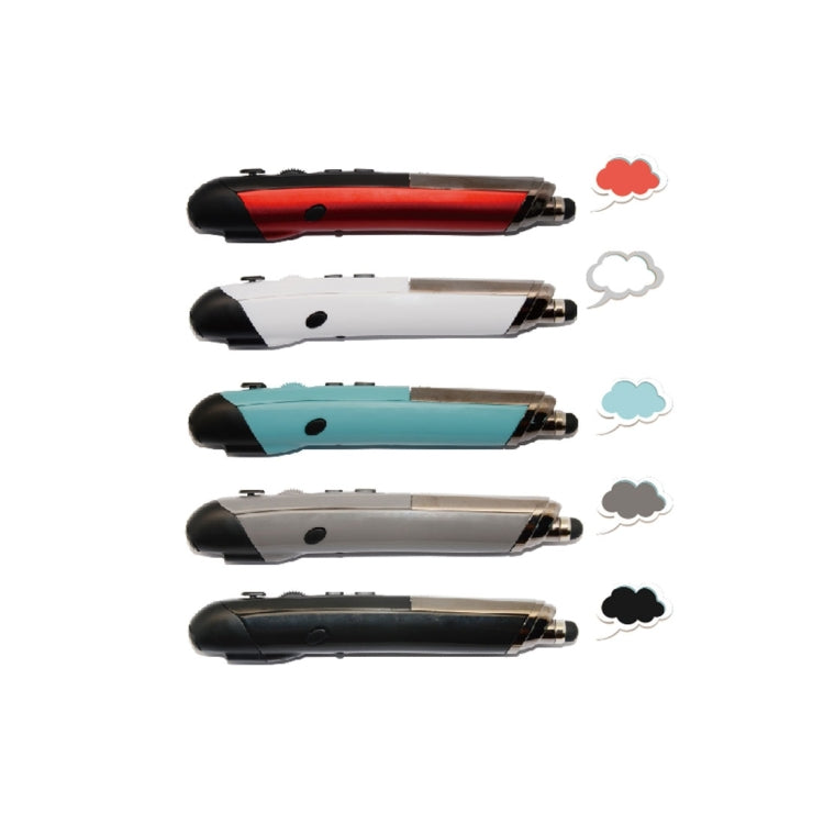PR-08 Ratón inteligente inalámbrico portátil estilo bolígrafo innovador de 2,4G, compatible con Windows 8/7/Vista/XP/2000/Android/Linux/Mac OS., Distancia efectiva: 10m, PR-08 (Red), PR-08 (Blue), PR-08 (Grey), PR-08 (Black), PR-08 (White)