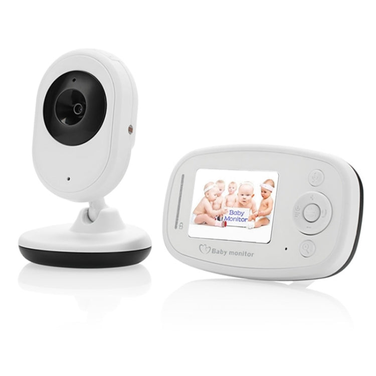 BM-SP820 Monitor de bebé con cámara de vigilancia inalámbrica LCD de 2,4 pulgadas y 2,4 GHz con visión nocturna LED de 7 IR, conversación de voz bidireccional, BM-SP820
