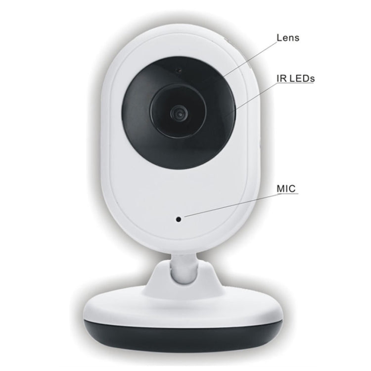 BM-SP820 Monitor de bebé con cámara de vigilancia inalámbrica LCD de 2,4 pulgadas y 2,4 GHz con visión nocturna LED de 7 IR, conversación de voz bidireccional, BM-SP820