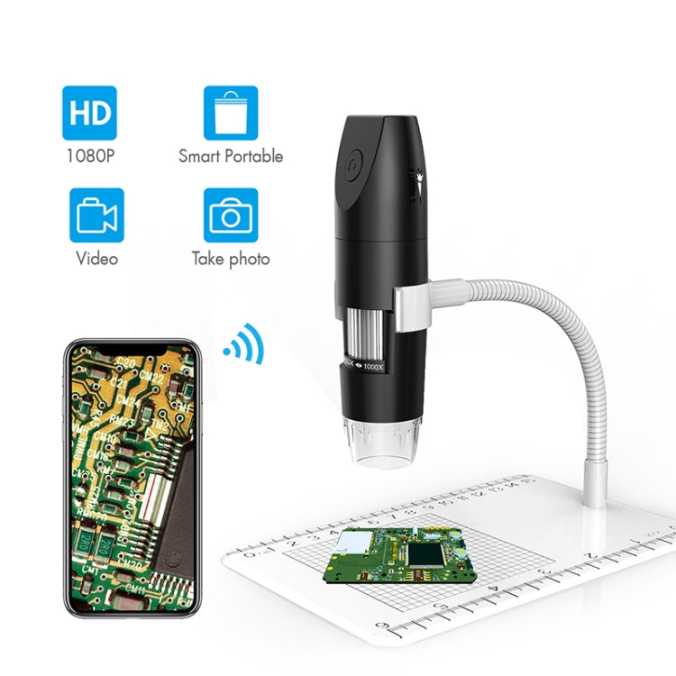 Microscopio digital USB inteligente ajustable 316 50-1000X Wifi