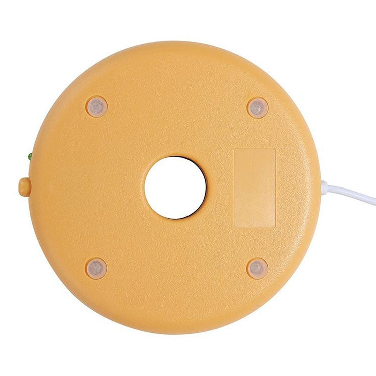 Diseño de Donut Cable de alimentación USB escritorio tazón taza calentador té café bebidas estera calefactora Pad, Donut
