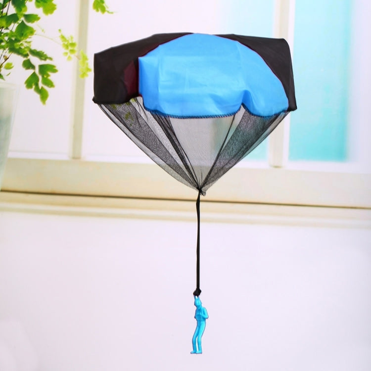 Mini juego de lanzamiento a mano, paracaídas, paracaidista, juegos al aire libre, juguetes educativos para niños con figura de soldado para niños, entrega de colores aleatorios, Hand Throwing Parachute