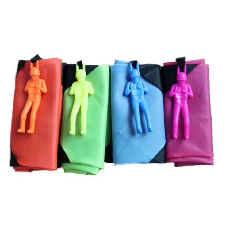 Mini juego de lanzamiento a mano, paracaídas, paracaidista, juegos al aire libre, juguetes educativos para niños con figura de soldado para niños, entrega de colores aleatorios, Hand Throwing Parachute