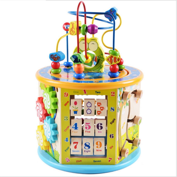 Juguete de caja de tesoro de juegos de madera multifuncional, Multi-functional
