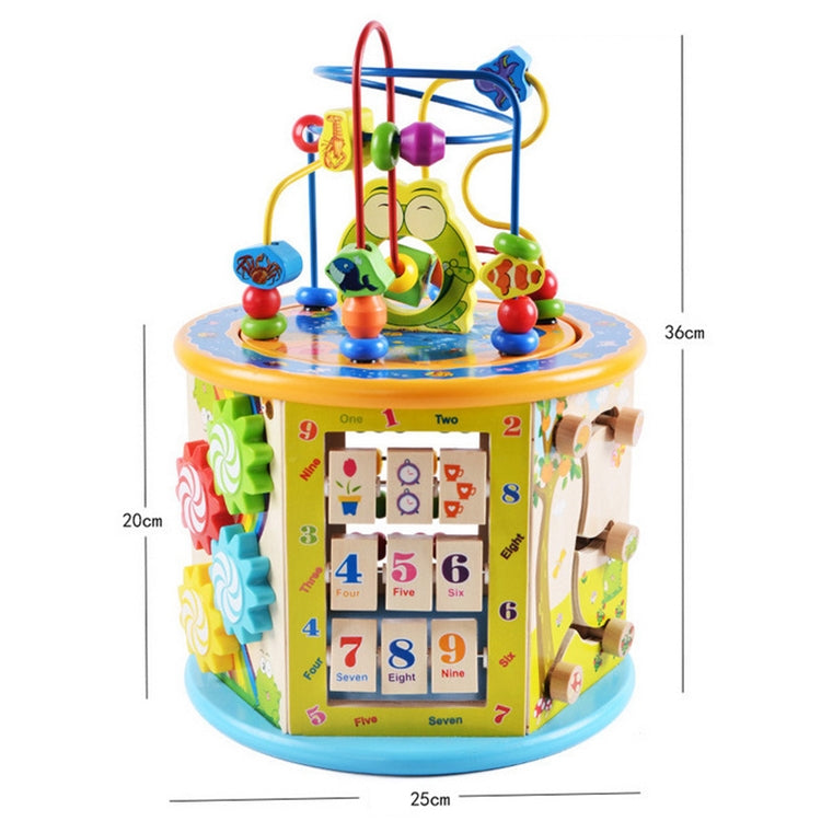 Juguete de caja de tesoro de juegos de madera multifuncional, Multi-functional