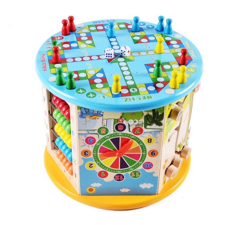 Juguete de caja de tesoro de juegos de madera multifuncional, Multi-functional