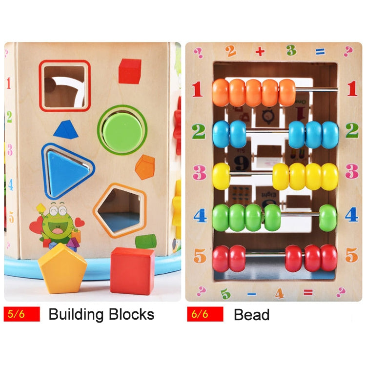 Juguete de caja de tesoro de juegos de madera multifuncional, Multi-functional