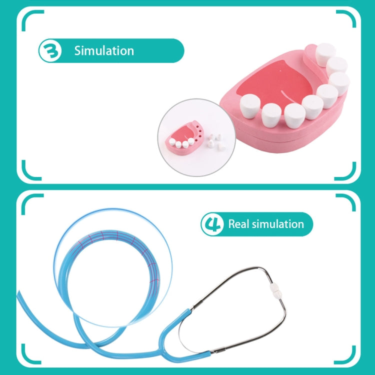 Juego de bolsa de juguete para juego de rol médico rompecabezas de aprendizaje temprano para niños de madera, Doctor Role Playing Game Set