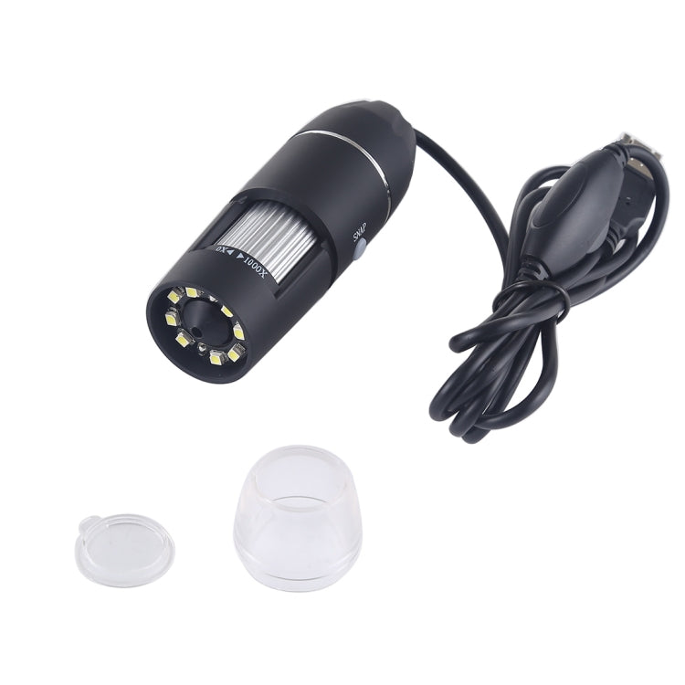 Lupa USB HD 0.3MP Sensor de imagen 2560x1920P Microscopio digital USB con 8 LED y soporte profesional