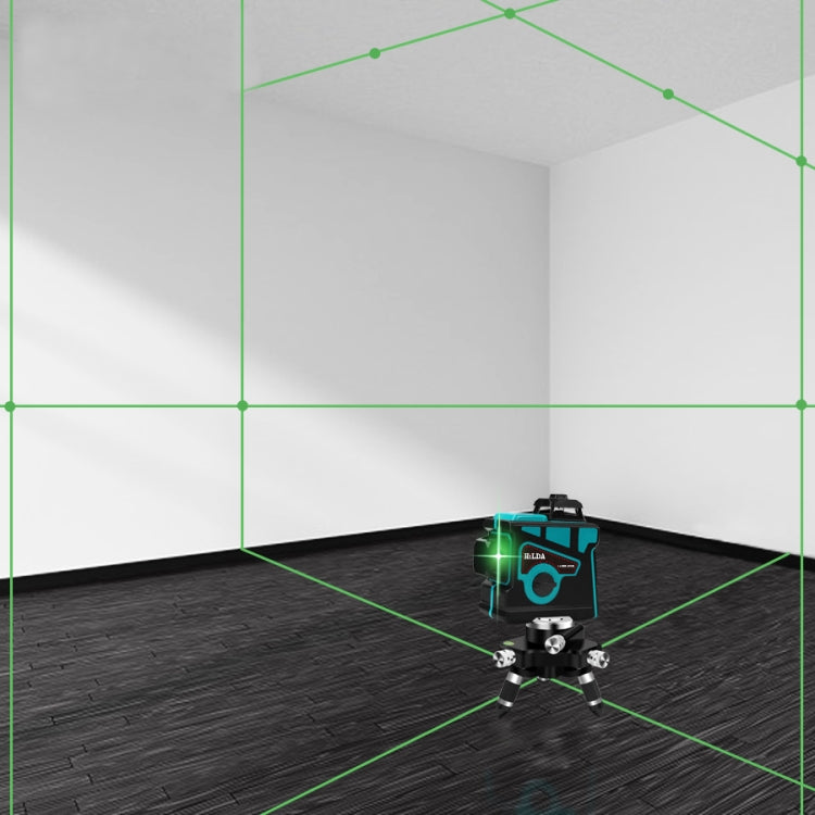 Hilda LS055 Nivel láser 12 líneas 3D Autonivelante 360 Cruz Horizontal Nivel vertical Rayo verde