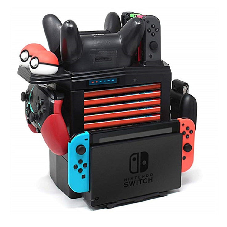 KJH Soporte multifunción Mango Base de carga Marco receptor para Nintendo Switch, KJH-SWITCH-27