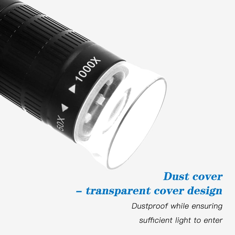 Microscopio digital de aumento F210 HD 1080P WIFI 1000X con 8 luces LED, F210 Silver