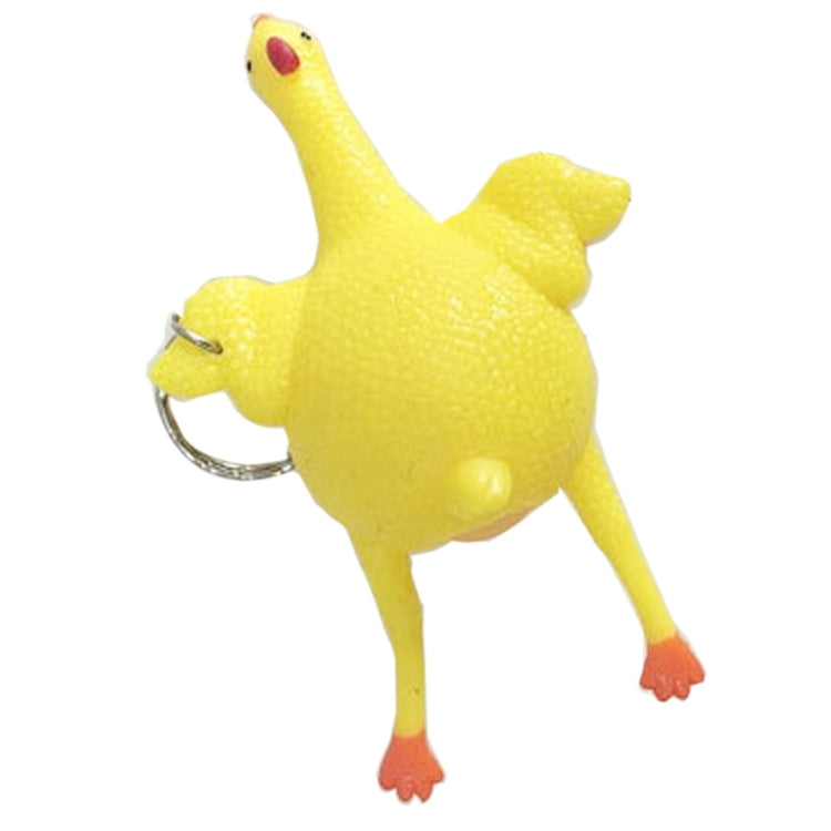 12 Uds. De artilugios divertidos y complicados, juguetes con ventilación para pollo, huevos enteros, gallinas ponedoras, pelota antiestrés de goma de látex abarrotada, Vent Chicken Whole Egg