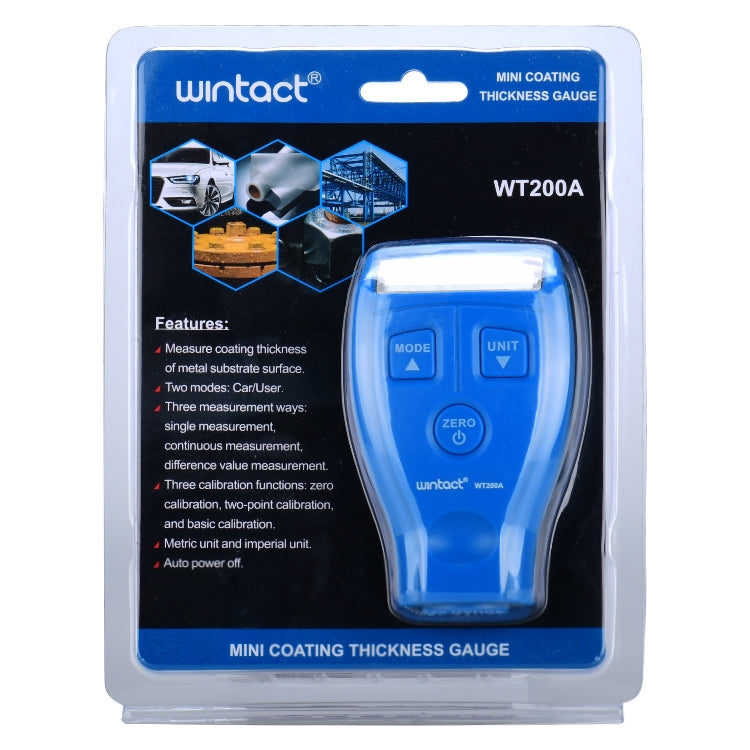 Medidor de espesor de recubrimiento de película Wintact WT200, WT200