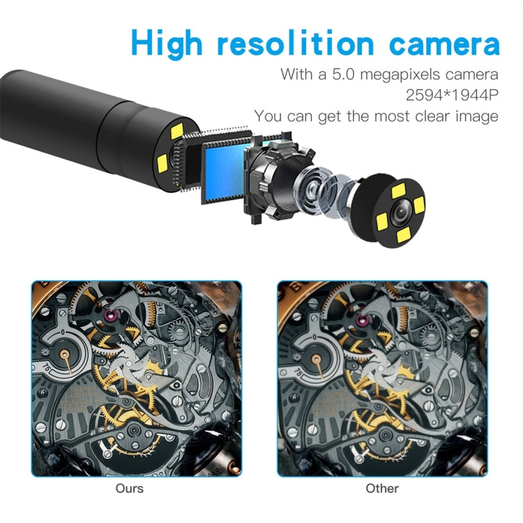 Cámara de inspección endoscópica WIFI con enfoque automático a prueba de agua F230 IP68, longitud: 2 m, diámetro de la lente: 14 mm, Length: 2m