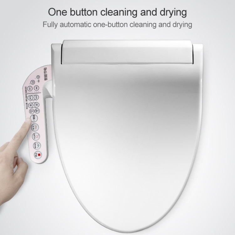 Cubierta de limpiador de inodoro con descarga inteligente, limpieza automática de baño multifunción en forma de U
