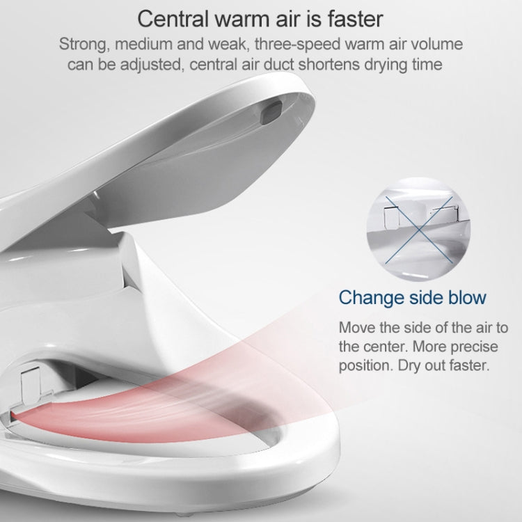 Cubierta de limpiador de inodoro con descarga inteligente, limpieza automática de baño multifunción en forma de U