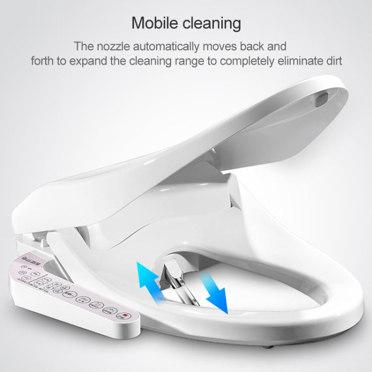 Cubierta de limpiador de inodoro con descarga inteligente, limpieza automática de baño multifunción en forma de U