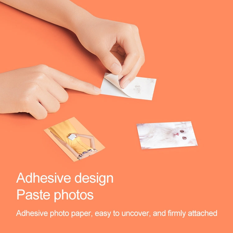 Papel fotográfico de impresión Original Xiaomi de 50 piezas, papel en pasta para impresora fotográfica de bolsillo Xiaomi, Pocket Photo Printer Paper