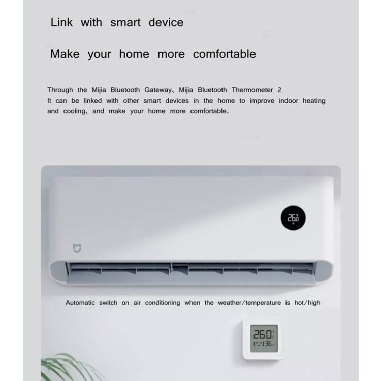 Termómetro de Temperatura y Humedad Bluetooth Original Xiaomi Mijia 2