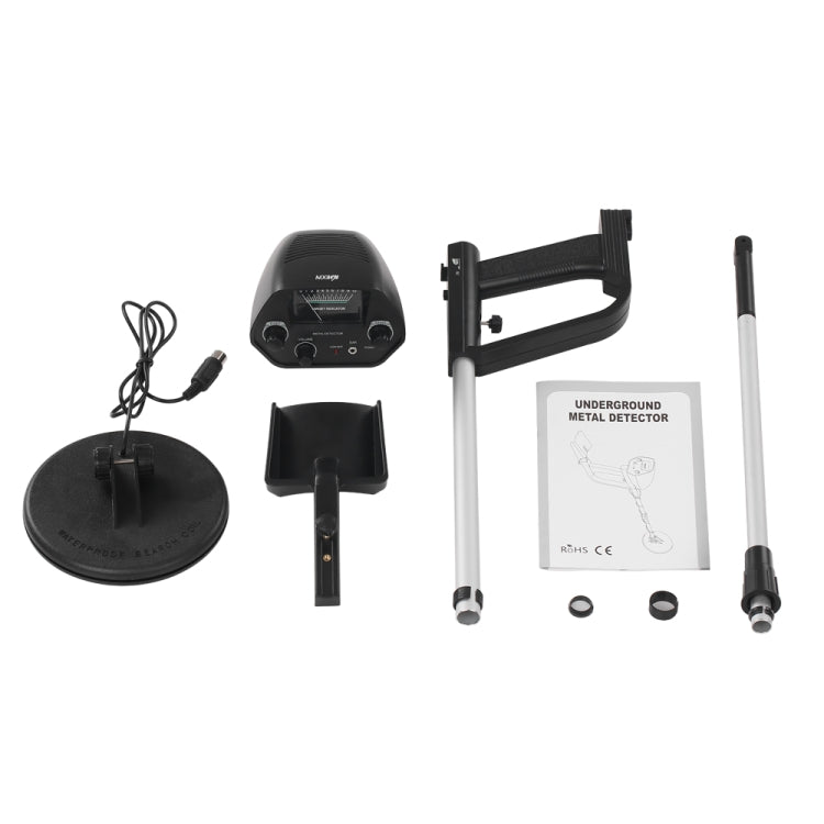 Detector de metales subterráneo MD4030, rango de medición: 1-30 cm, MD4030 Black