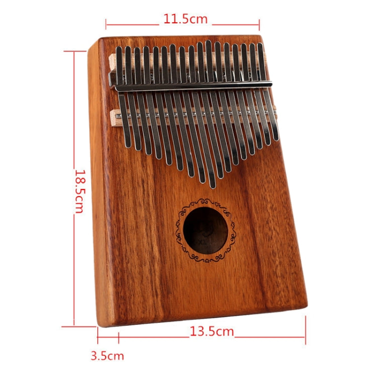 Piano de pulgar Kalimba único de madera de acacia de 17 tonos Piano de dedo Kalimba, Acacia Wood