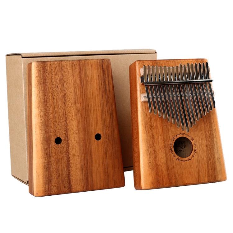 Piano de pulgar Kalimba único de madera de acacia de 17 tonos Piano de dedo Kalimba, Acacia Wood