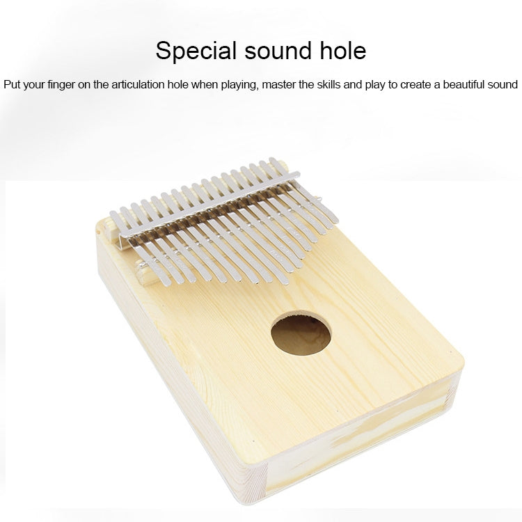 Piano de pulgar Kalimba de 17 tonos Piano de dedo Kalimba niños DIY, Kalimba Thumb Piano