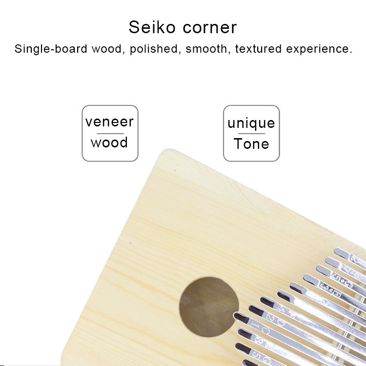 Piano de pulgar Kalimba de 17 tonos Piano de dedo Kalimba niños DIY, Kalimba Thumb Piano