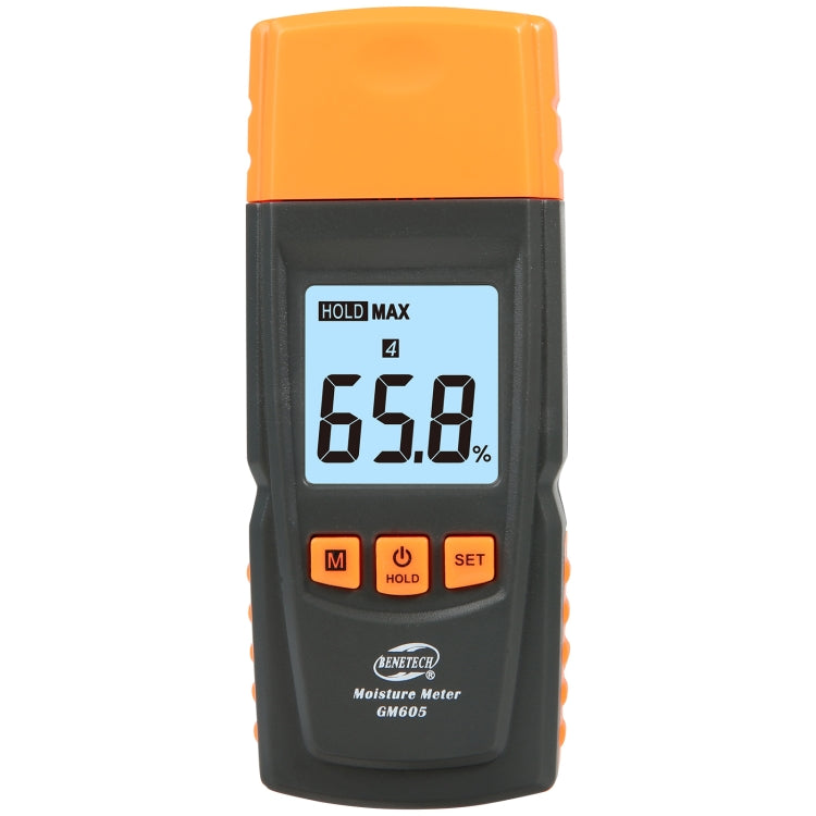 BENETECH GM605 Medidor de humedad de madera digital Probador de humedad Detector de humedad de madera, GM605