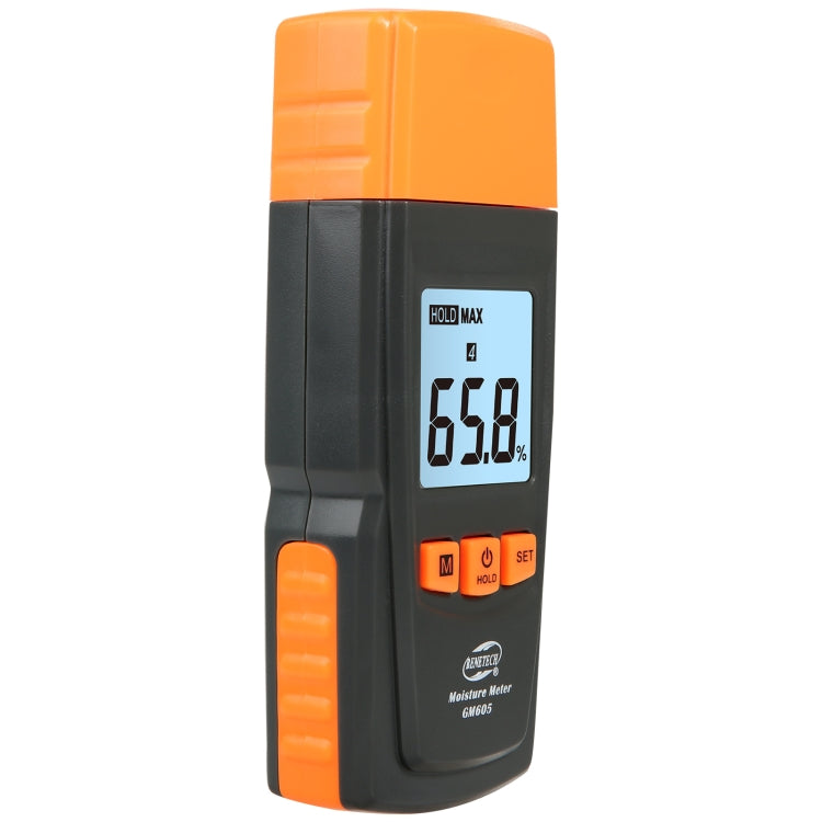 BENETECH GM605 Medidor de humedad de madera digital Probador de humedad Detector de humedad de madera, GM605