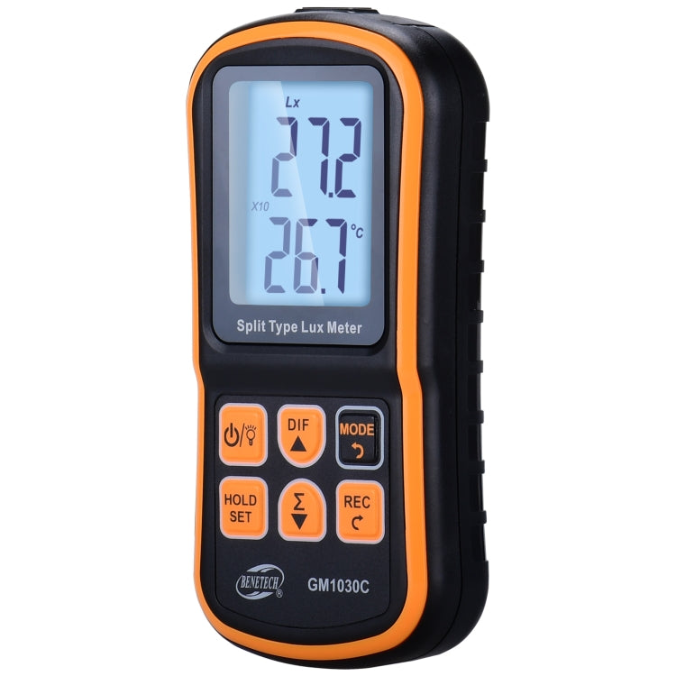 BENETECH GM1030C Iluminómetro digital dividido portátil Medidor de LUX, GM1030C