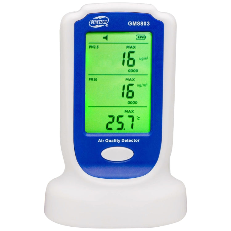 BENETECH GM8803 Detector de calidad del aire interior del hogar Probador de smog PM2.5 PM10 Analizadores de gas