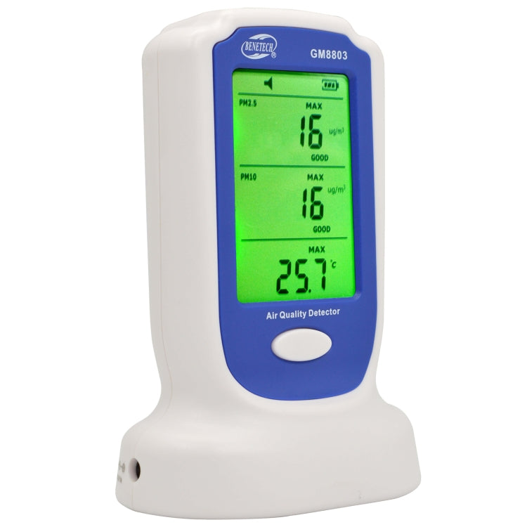 BENETECH GM8803 Detector de calidad del aire interior del hogar Probador de smog PM2.5 PM10 Analizadores de gas