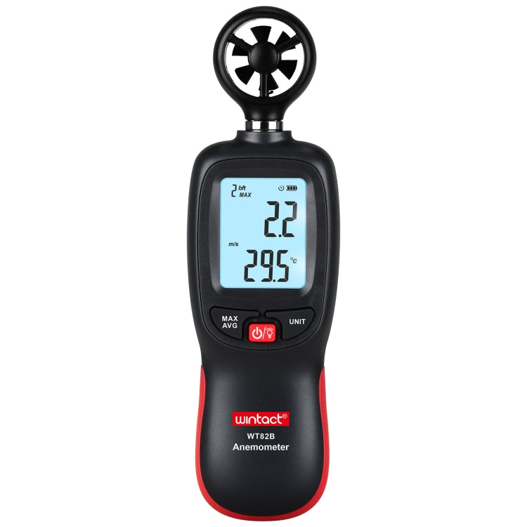 Wintact WT82B Anemómetro de viento Bluetooth Registrador de datos Medidor de velocidad del aire