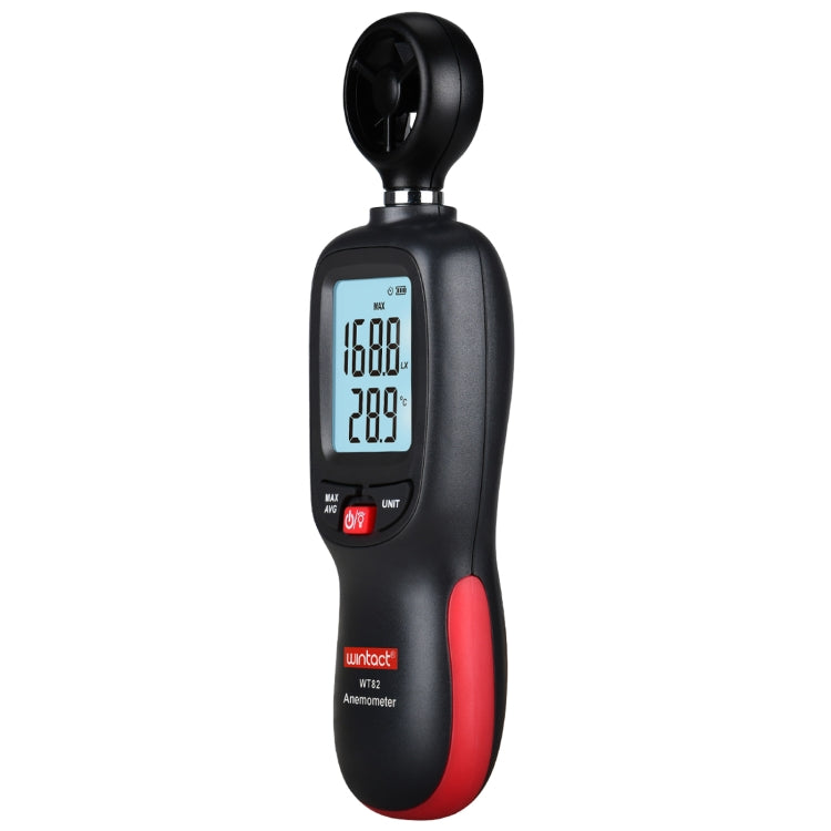 Wintact WT82B Anemómetro de viento Bluetooth Registrador de datos Medidor de velocidad del aire