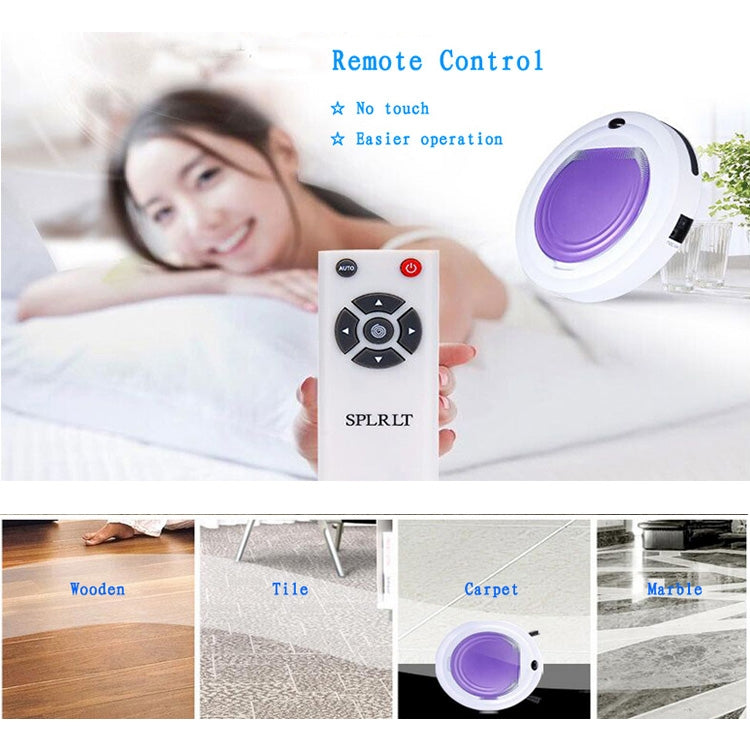 TOCOOL TC-350 Aspirador inteligente Robot de limpieza de barrido doméstico con control remoto