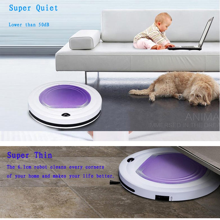 TOCOOL TC-350 Aspirador inteligente Robot de limpieza de barrido doméstico con control remoto