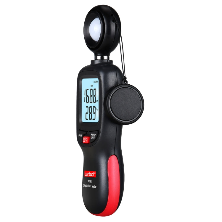 Medidor de lux de luz digital Wintact WT81 para fábrica/escuela/casa en diversas ocasiones, rango: 0-200.000 Lux