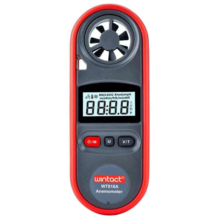 Anemómetro Termómetro Electrónico Digital Wintact WT816A, WT816A