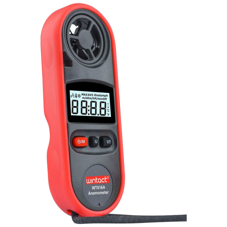 Anemómetro Termómetro Electrónico Digital Wintact WT816A, WT816A
