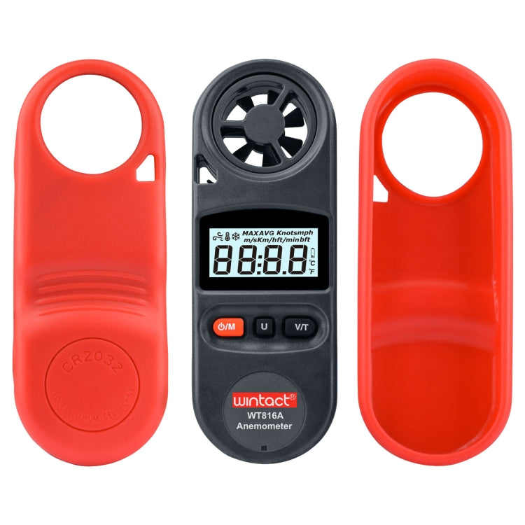 Anemómetro Termómetro Electrónico Digital Wintact WT816A, WT816A