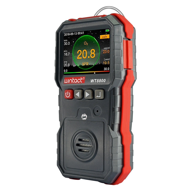 Alarma de detección del monitor de oxígeno Wintact WT8800, WT8800