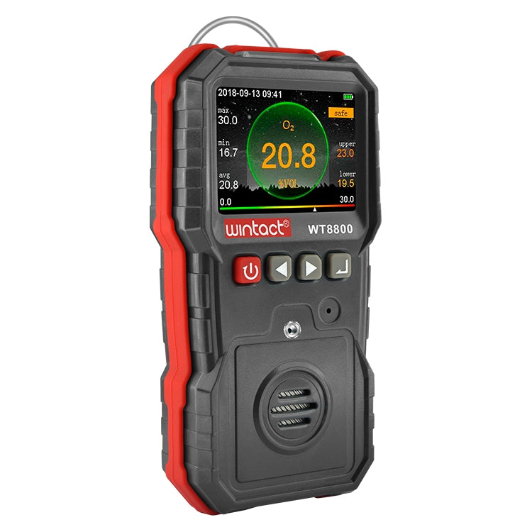 Alarma de detección del monitor de oxígeno Wintact WT8800, WT8800