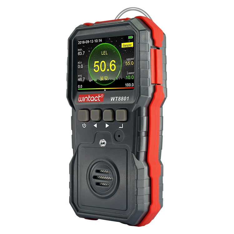 Alarma detectora de gas combustible Wintact WT8801, WT8801
