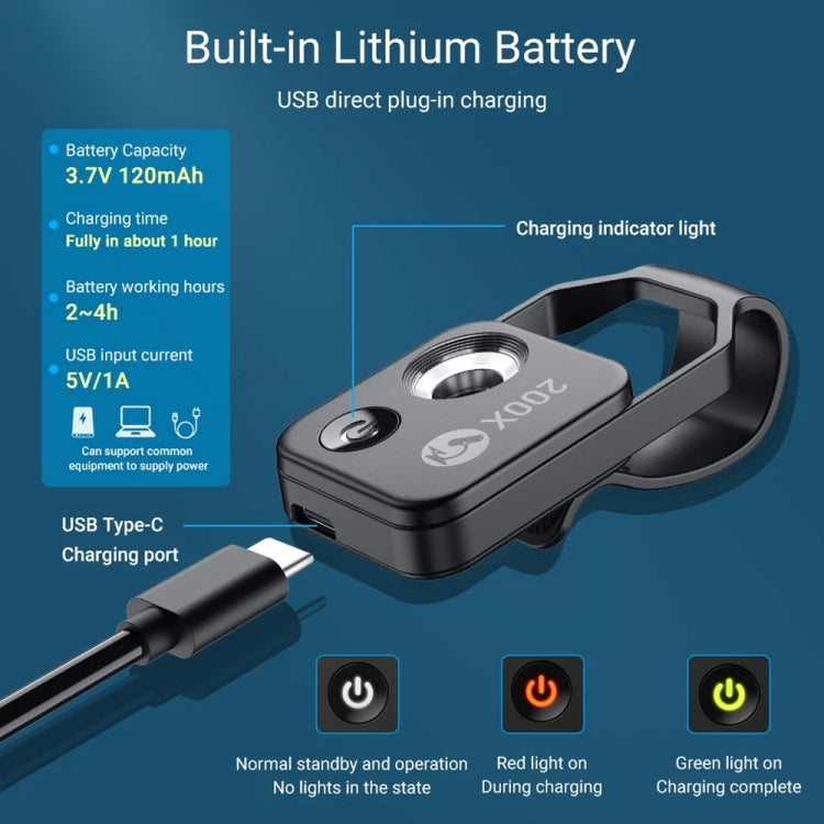 APEXEL APL-MS002BK 200X HD Microscopio portátil universal para teléfono móvil con luz LED, APL-MS002BK