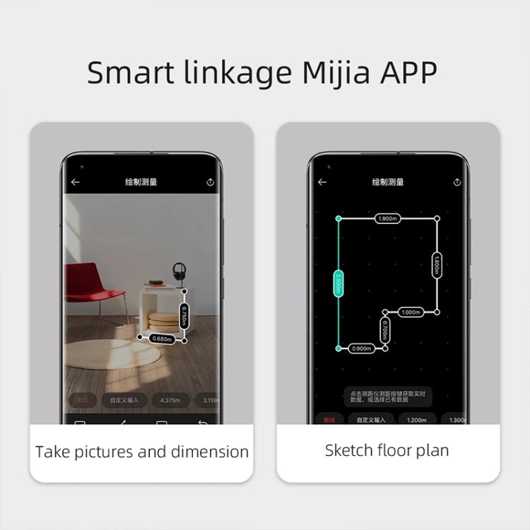 Telémetro láser inteligente con pantalla LCD Original Xiaomi Mijia